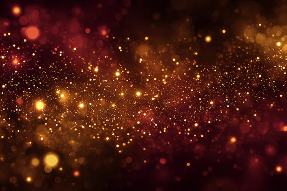 Download Golden Red Sparkle Dust Overlay Backgrou - Premium Resources